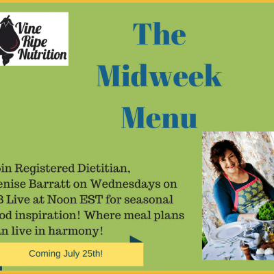 If you missed the Midweek Menu Cooking Series, here is a free recipe book download with the recipes.