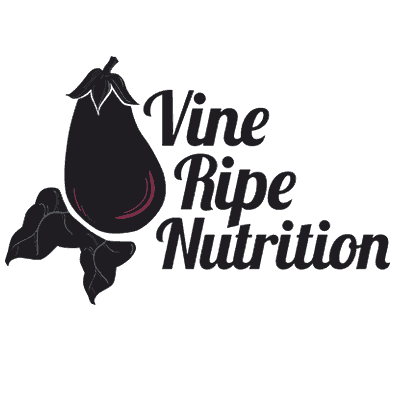 Eggplant Logo for Vine Ripe Nutrition