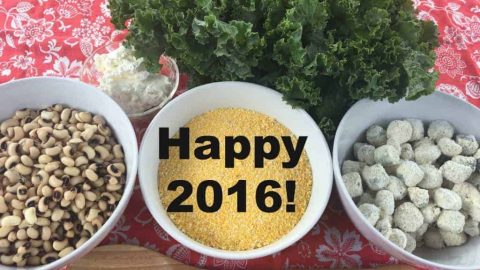 Eat a healthy black eyed pea recipe for good luck in 2016