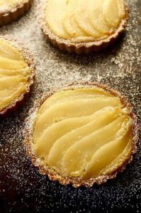Recipe for Mini Pear and Almond Tarts