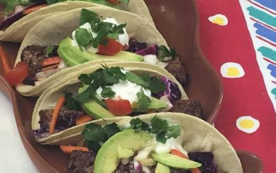 Raspberry Habanero Hempeh Tacos