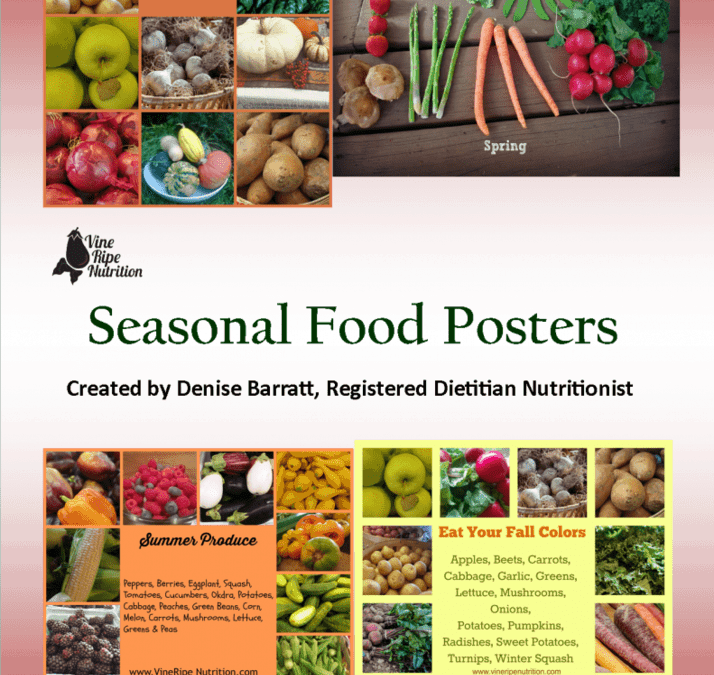 Seasonal Veggie Posters
