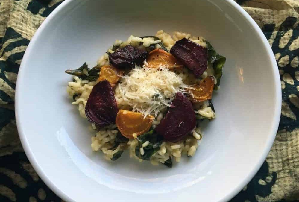 Local Beet Roasted Beet Risotto
