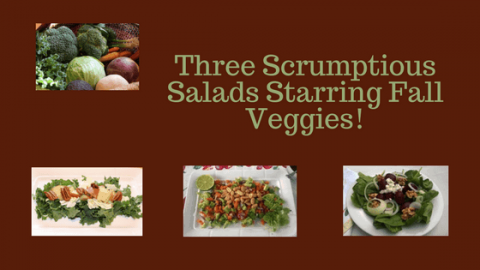 Get those fall veggies with salads