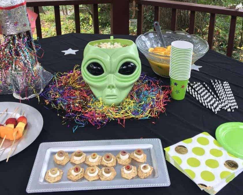 Halloween Treats for an Alien Space Party!
