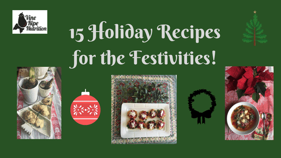 Recipe and Menus for the Holidays