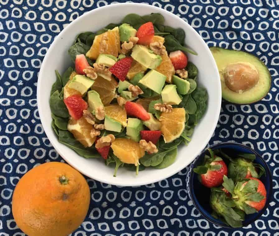 Colorful Winter Salad with Antioxidants