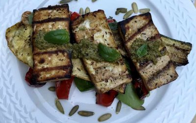 Bountiful Grilled Vegetarian Low Fodmap Sandwich