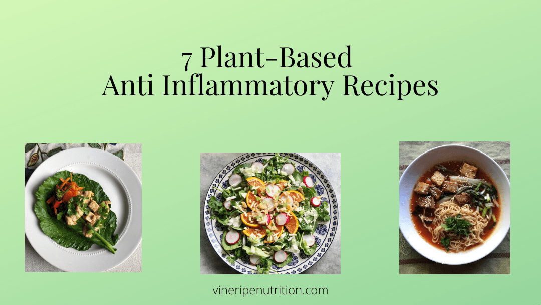 Anti inflammatory benefits of a plant-based diet