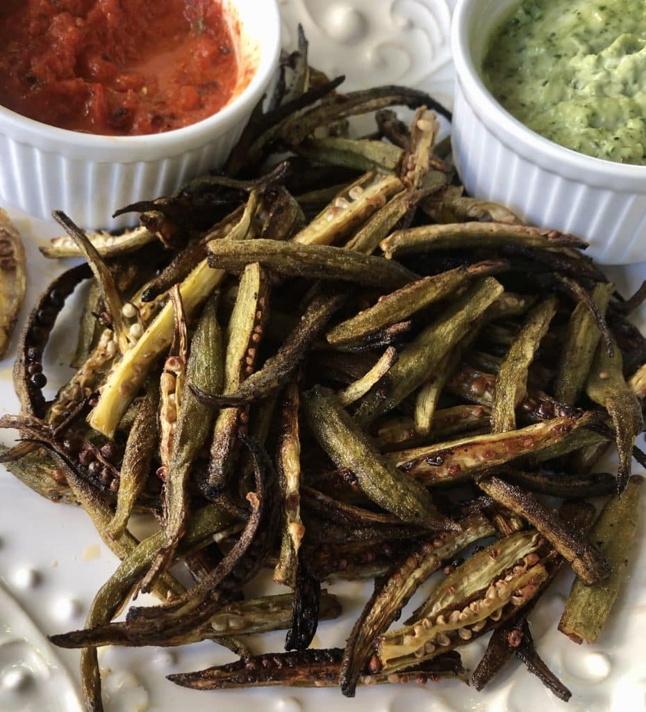 This is a picture of okra fries