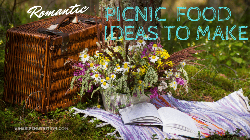 Picnic Basket Flowers and a Book
