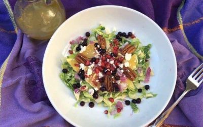 Rainbow Brussels Sprout Salad