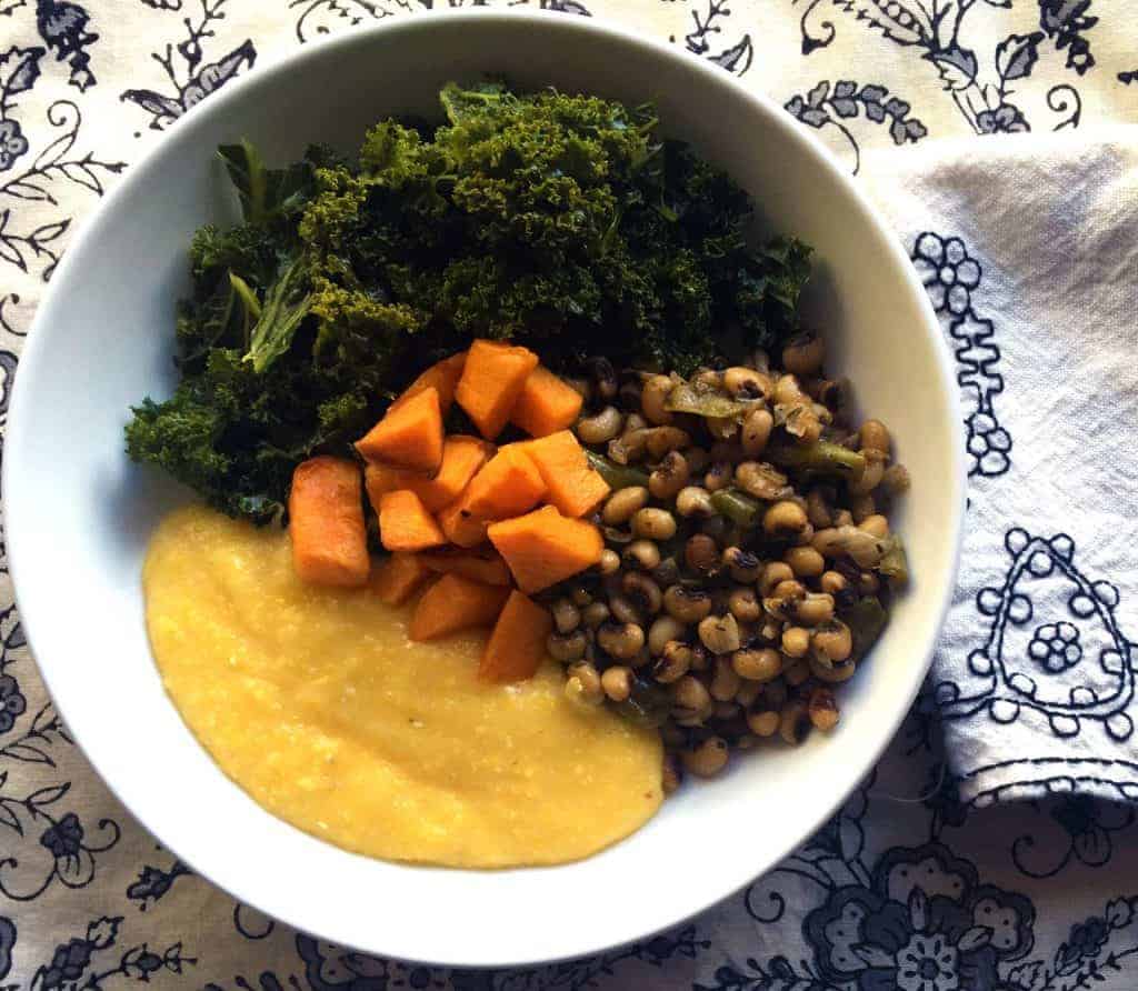 Black Eyed Pea Grit Bowl Recipe for one of the best anti-inflammatory diets