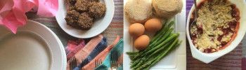Veggie Sausage and Asparagus Muffin are some delicious spring Brunch recipe ideas
