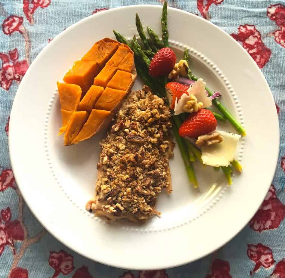 Pecan Encrusted Trout Recipe for one of the best anti-inflammatory diets