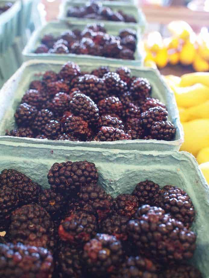 Blackberries at the Farmers Market