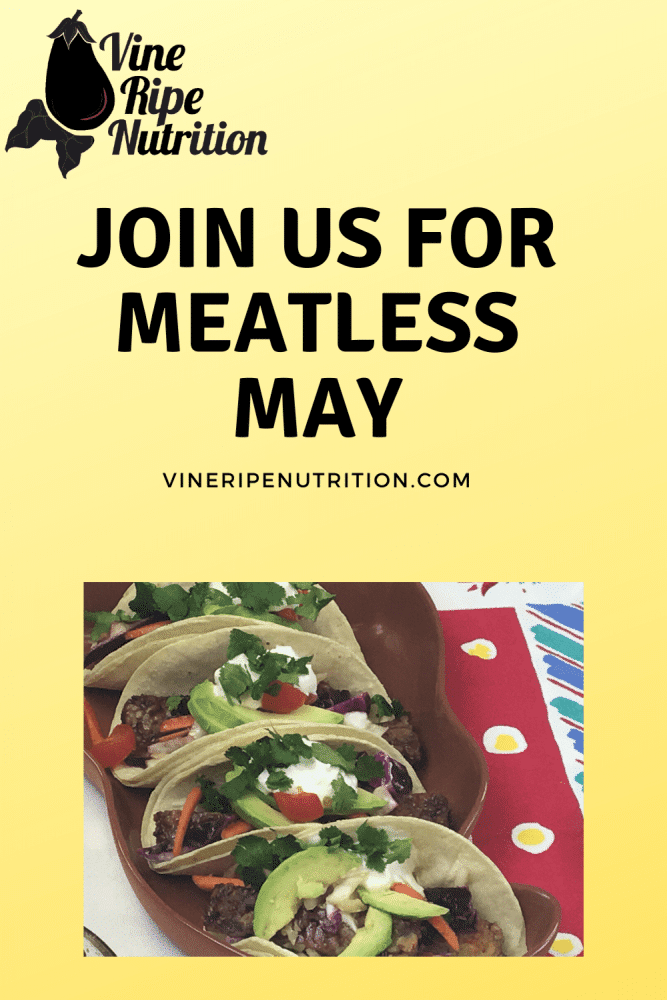 Meatless May poster