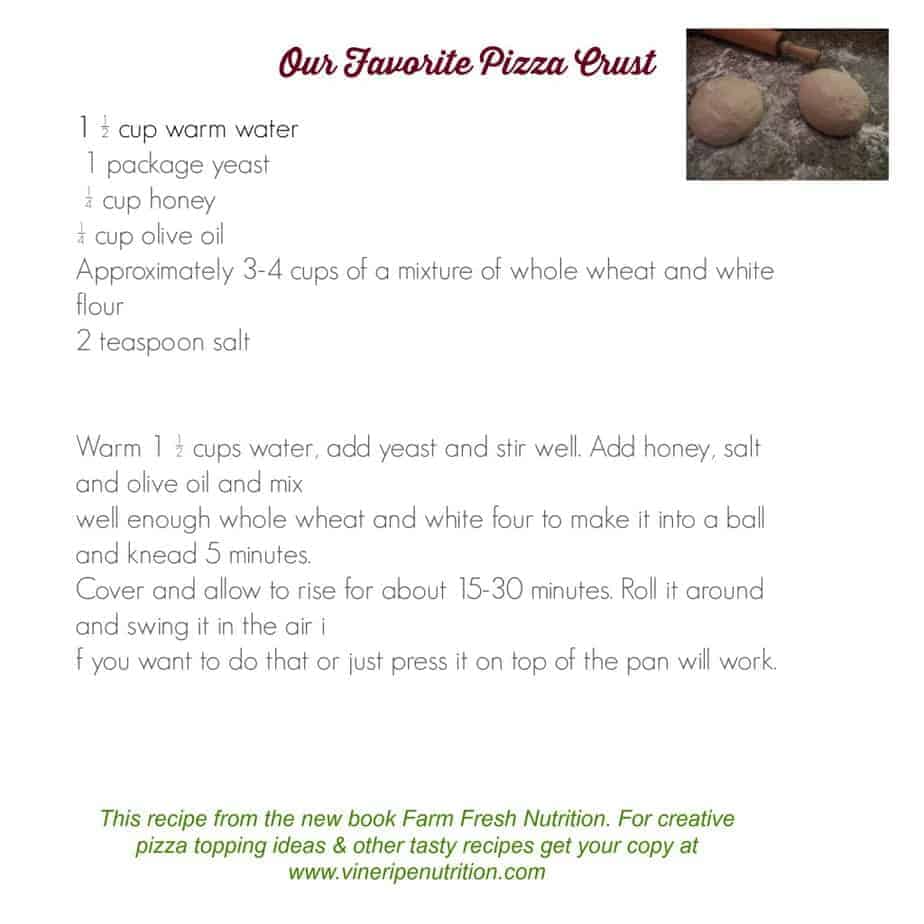 Love my husband's pizza crust recipe. Thank you for sharing honey!