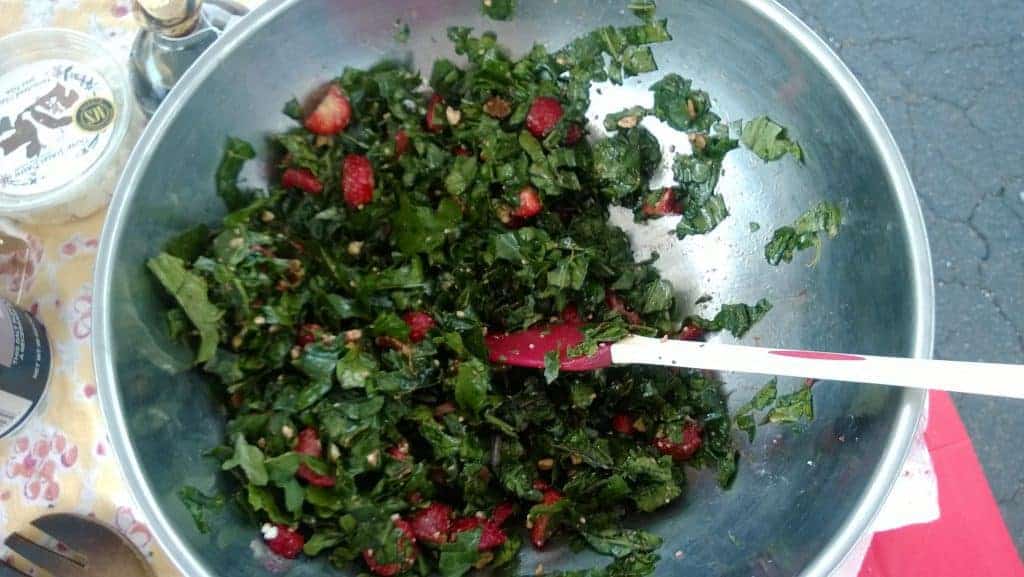 strawberry kale