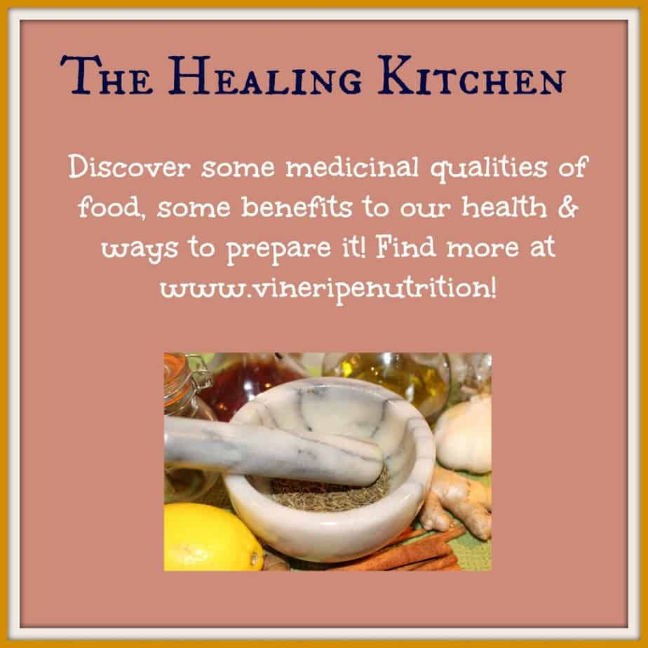 Let food be your medicine too! Food has healing properties.
